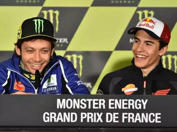 Marc Marquez, Valentino Rossi Titel-Bild zur News: Marc Marquez, Valentino Rossi