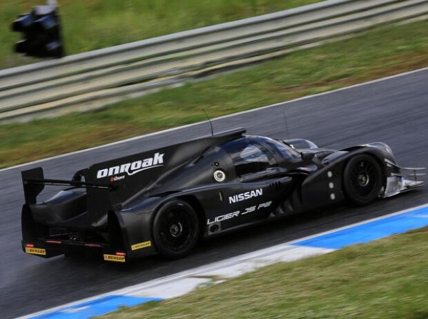 Titel-Bild zur News: Ligier JS P2 LMP2 Test Brundle Pla