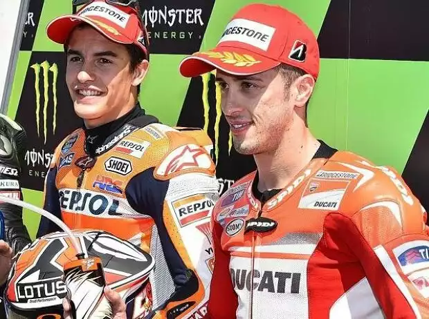 Titel-Bild zur News: Pol Espargaro, Marc Marquez, Andrea Dovizioso