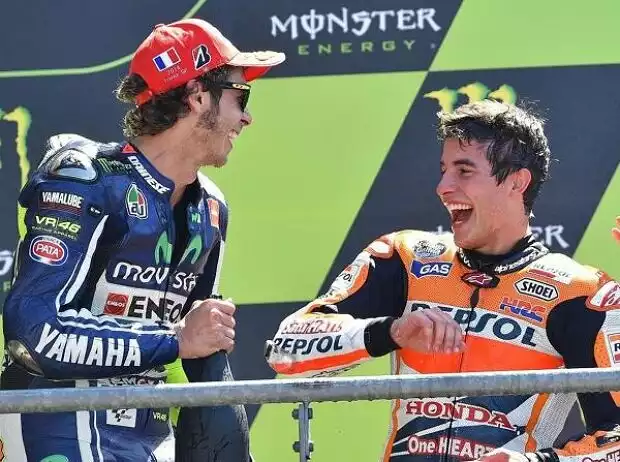 Valentino Rossi, Marc Marquez Titel-Bild zur News: Valentino Rossi, Marc Marquez