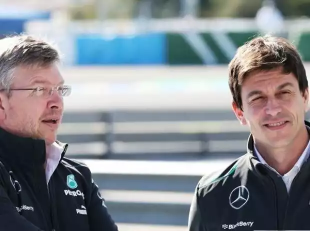 Ross Brawn, Toto Wolff Titel-Bild zur News: Ross Brawn, Toto Wolff