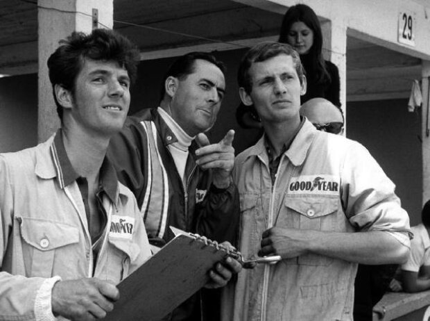Titel-Bild zur News: Jack Brabham, Ron Dennis