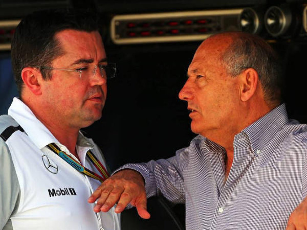 Eric Boullier, Ron Dennis