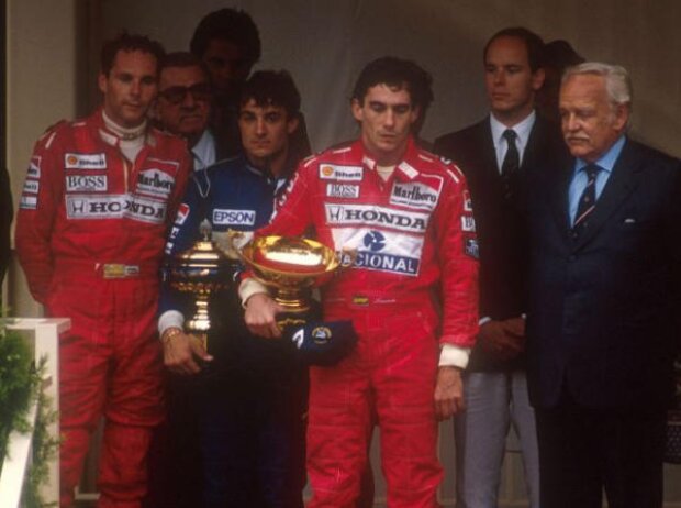 Jean Alesi, Gerhard Berger, Ron Dennis