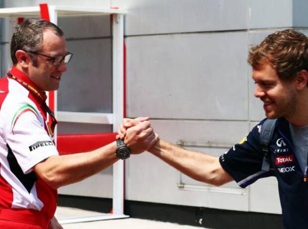 Titel-Bild zur News: Stefano Domenicali, Sebastian Vettel