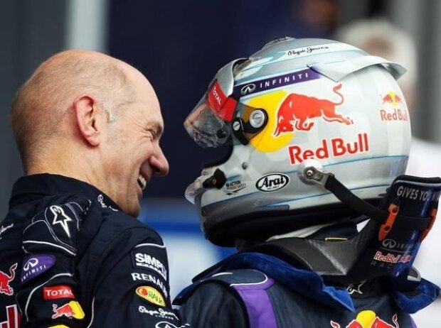 Titel-Bild zur News: Adrian Newey, Sebastian Vettel