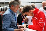 Jules Bianchi (Marussia) schreibt eine Grußbotschaft an Michael Schumacher 