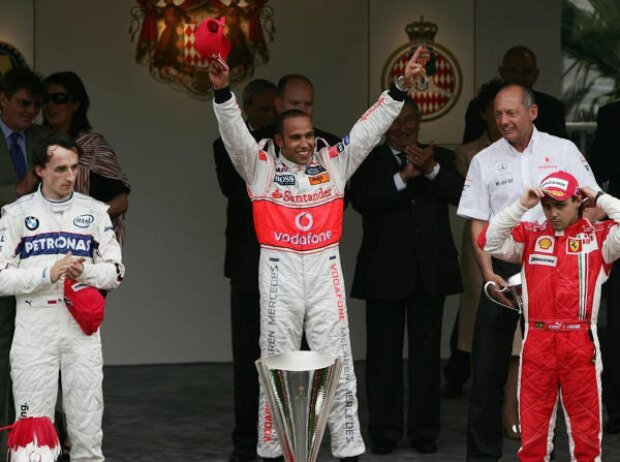 Felipe Massa, Lewis Hamilton, Robert Kubica Felipe Massa, Lewis Hamilton, Robert Kubica