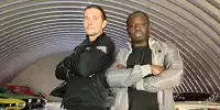 links Knud, rechts Kofi, SPORT1 PS Profis Wien