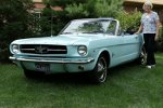 Gail Wise und ihr Ford Mustang von 1964