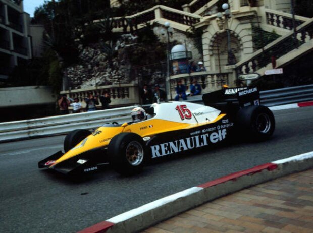Alain Prost in Monte Carlo 1983