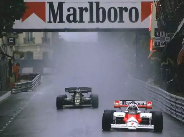Alain Pros und Nigel Mansell in Monte Carlo 1984 Titel-Bild zur News: Alain Pros und Nigel Mansell in Monte Carlo 1984