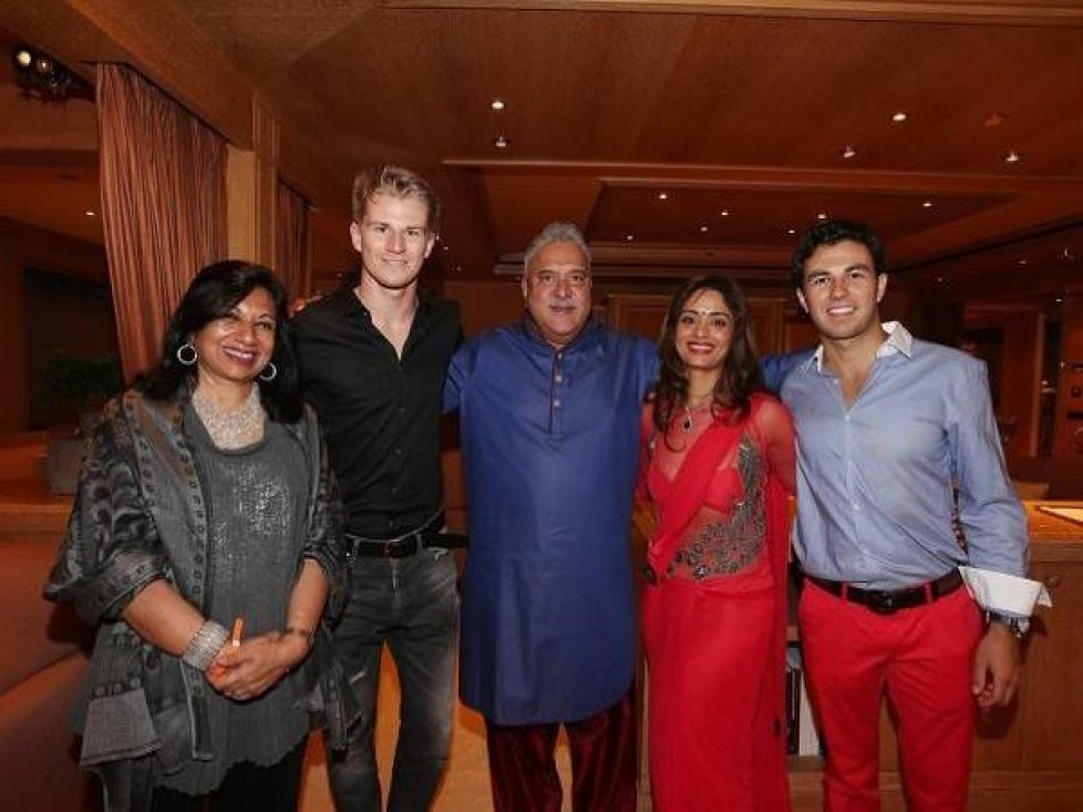 Nico Hülkenberg, Vijay Mallya, Sergio Perez