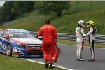 Tom Coronel (ROAL-Chevrolet) und Gabriele Tarquini (Honda) 