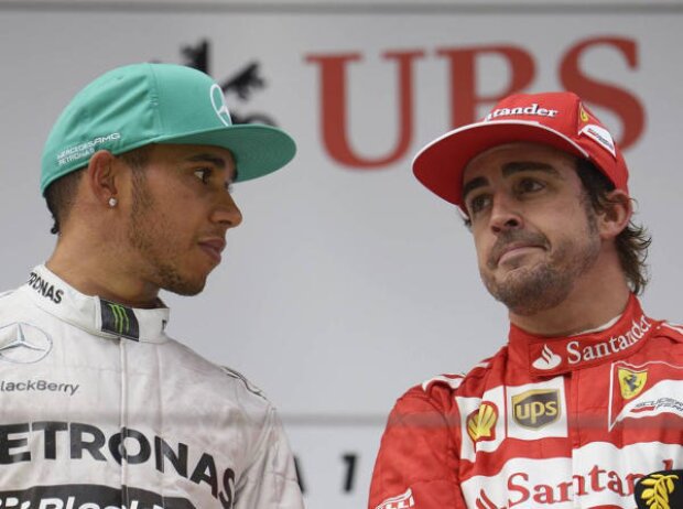 Titel-Bild zur News: Lewis Hamilton, Fernando Alonso