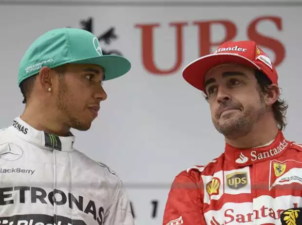 Lewis Hamilton, Fernando Alonso Titel-Bild zur News: Lewis Hamilton, Fernando Alonso