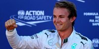 Bild zum Inhalt: Aufatmen bei Rosberg: Keine Strafe für den "Falschparker"