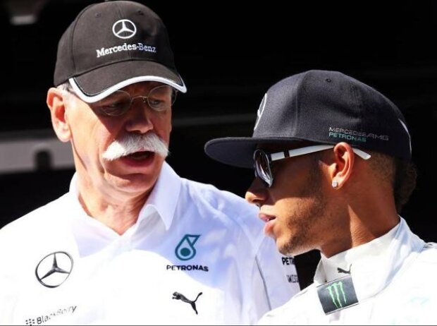 Titel-Bild zur News: Lewis Hamilton, Dieter Zetsche