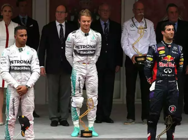 Nico Rosberg, Lewis Hamilton, Daniel Ricciardo Titel-Bild zur News: Nico Rosberg, Lewis Hamilton, Daniel Ricciardo