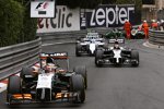 Nico Hülkenberg (Force India), Jenson Button (McLaren) und Valtteri Bottas (Williams) 