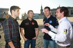 Jaime Alguersuari, Heinz-Harald Frentzen, Sebastien Ogier und Markus Winkelhock 