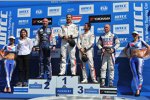Yvan Muller (Citroen), Tom Coronel (ROAL-Chevrolet) und Jose-Maria Lopez (Citroen)