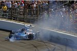 James Hinchcliffe (Andretti) und Ed Carpenter (Carpenter) crashen