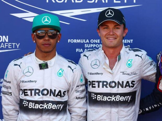 Nico Rosberg, Lewis Hamilton, Daniel Ricciardo