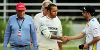 Niki Lauda, Lewis Hamilton