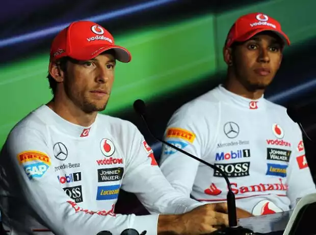 Jenson Button, Lewis Hamilton Titel-Bild zur News: Jenson Button, Lewis Hamilton