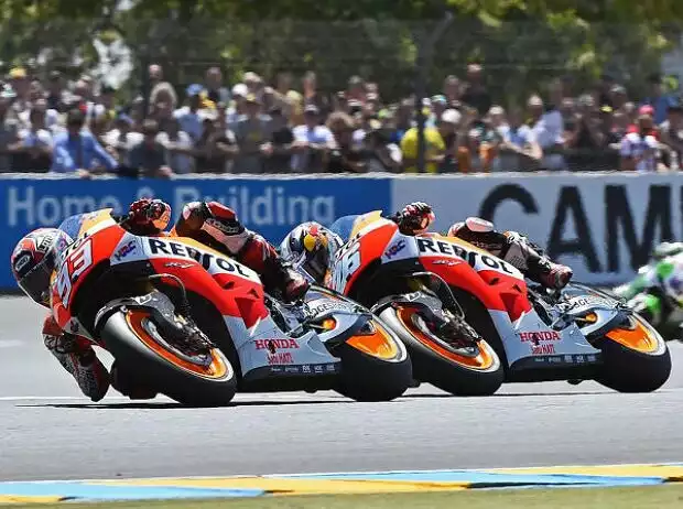 Marc Marquez, Daniel Pedrosa Titel-Bild zur News: Marc Marquez, Daniel Pedrosa