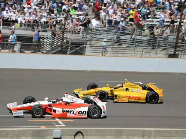 Juan Pablo Montoya, Ryan Hunter-Reay Titel-Bild zur News: Juan Pablo Montoya, Ryan Hunter-Reay
