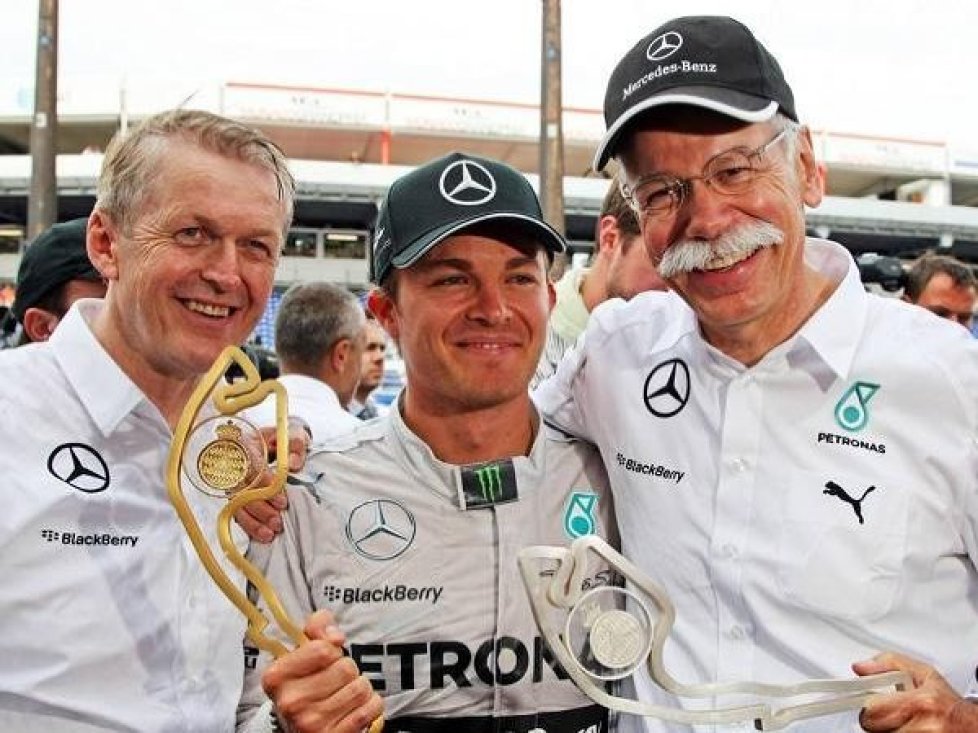 Nico Rosberg, Thomas Weber, Dieter Zetsche