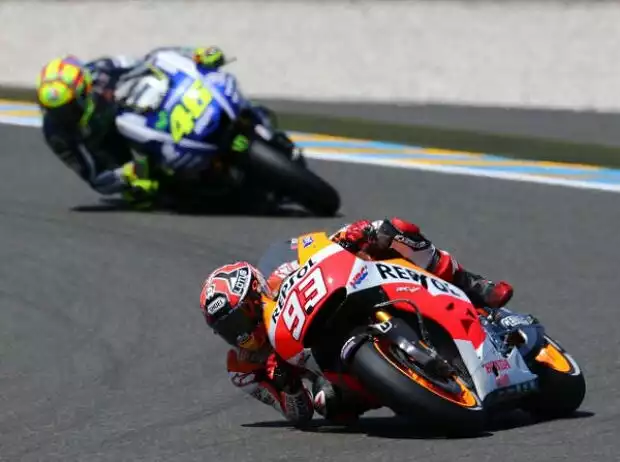 Marc Marquez, Valentino Rossi Titel-Bild zur News: Marc Marquez, Valentino Rossi