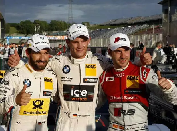 Marco Wittmann, Timo Glock, Miguel Molina Titel-Bild zur News: Marco Wittmann, Timo Glock, Miguel Molina