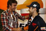 Fernando Alonso und Daniel Pedrosa 
