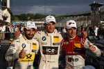 Marco Wittmann (RMG-BMW), Timo Glock (MTEK-BMW) und Miguel Molina (Abt-Audi) 