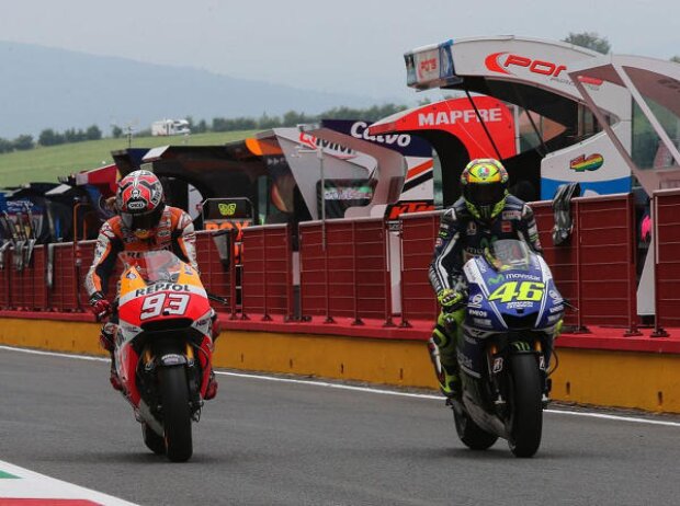 Marc Marquez, Valentino Rossi Marc Marquez, Valentino Rossi