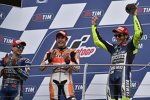 Jorge Lorenzo, Marc Marquez und Valentino Rossi 