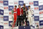 Antonio Fuoco, Esteban Ocon und Lucas Auer 