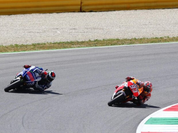 Marc Marquez vor Jorge Lorenzo Marc Marquez vor Jorge Lorenzo
