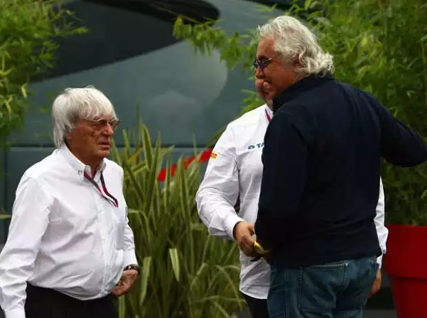 Bernie Ecclestone, Flavio Briatore Titel-Bild zur News: Bernie Ecclestone, Flavio Briatore