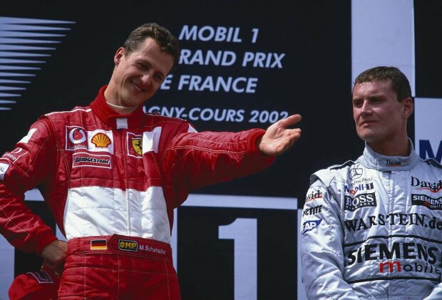 Michael Schumacher David Coulthard Ferrari Scuderia Ferrari F1Red Bull Infiniti Red Bull Racing F1McLaren McLaren Mercedes F1 ~Michael Schumacher und David Coulthard ~ 