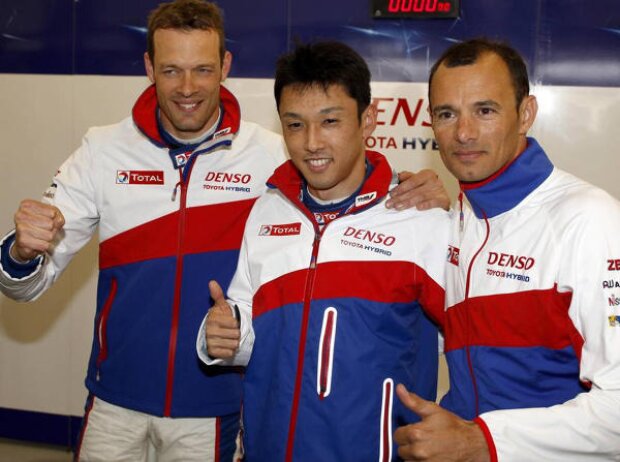 Alexander Wurz, Kazuki Nakajima, Stephane Sarrazin