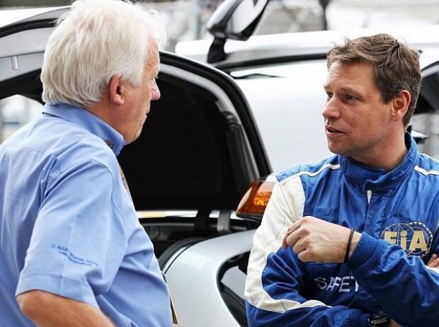Charlie Whiting, Bernd Mayländer Charlie Whiting, Bernd Mayländer