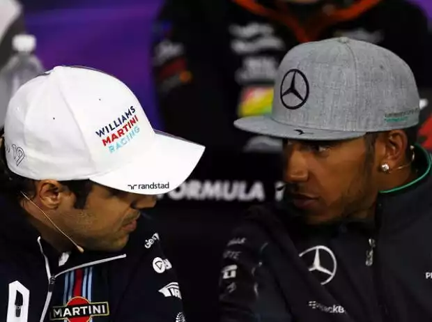 Felipe Massa, Lewis Hamilton Titel-Bild zur News: Felipe Massa, Lewis Hamilton