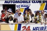 Jochen Mass, Manuel Reuter und Stanley Dickens (Sauber-Mercedes)