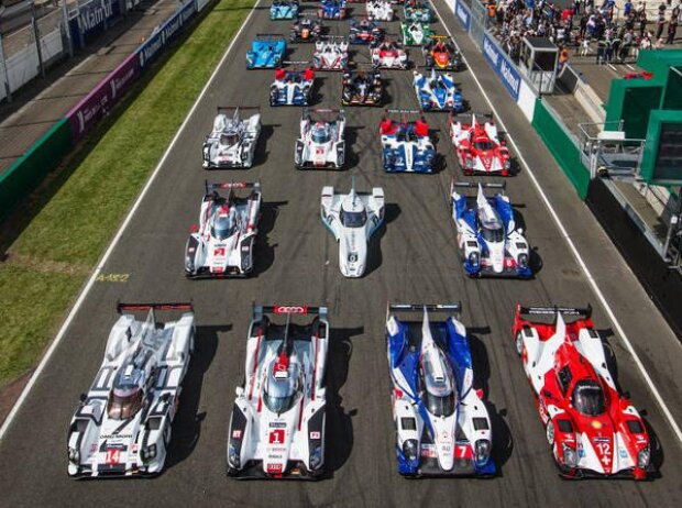 Titel-Bild zur News: LMP1 Le Mans Autos