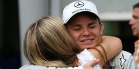 Bild zum Inhalt: Rosberg über Stallduell: "Meine Freundin findet das aufregend"