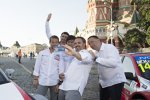 WTCC-Präsentation auf dem Roten Platz in Moskau